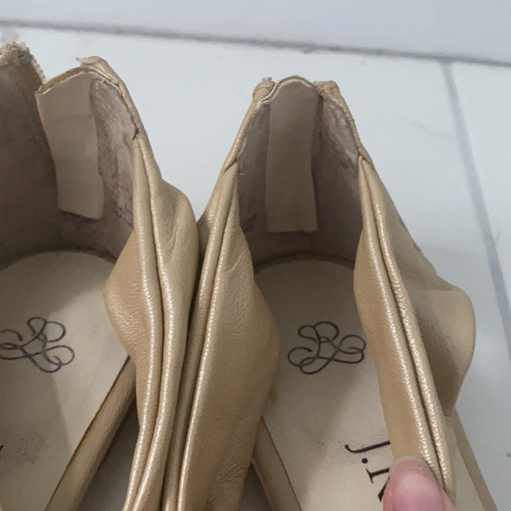 Beige J. Reneé Sandals - Picture 4 of 5